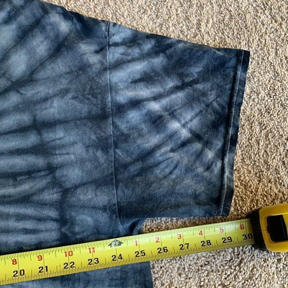 Vintage Iowa Hawkeyes Tye Dye Black & Gold Shirt XXL - Picture 5 of 5